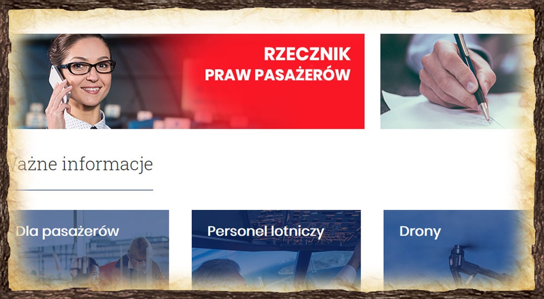 Fragment nowej strony internetowej ULC